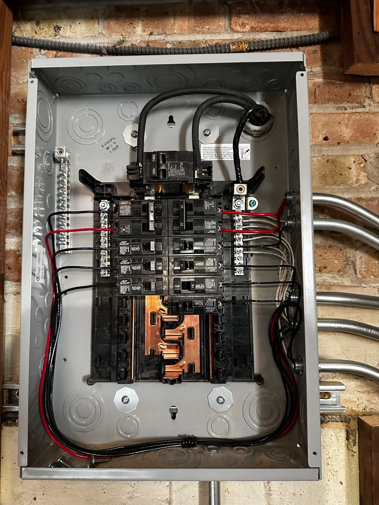 Electrical Near You installing electrical breaker panel 