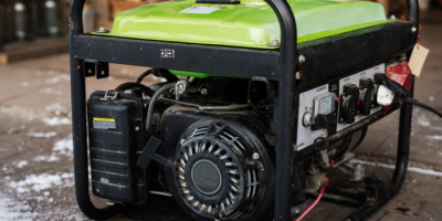 Generator during a storm